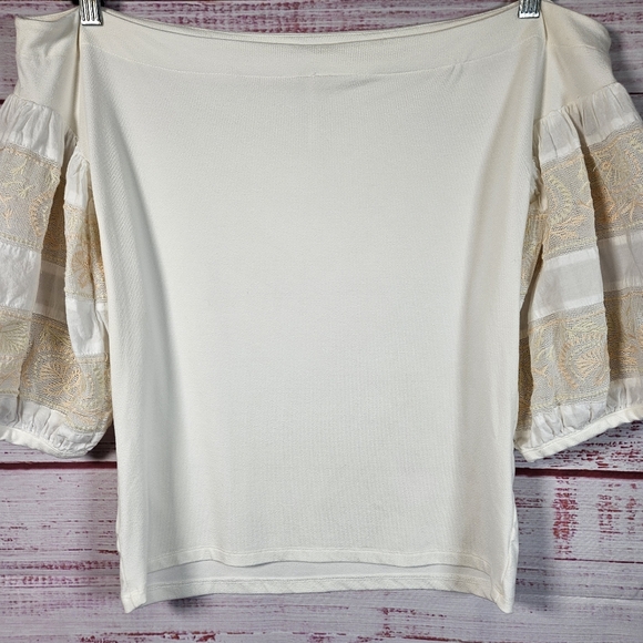 Free People Rock With It Off The Shoulder Top - Picture 13 of 16